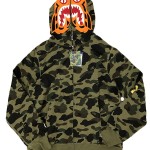 USED ITEM・A BATHING APE  カモフラージュタイガーパーカー　size:2XL(未使用)【太田店】SOLD OUT