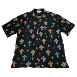 USED ITEM・MSML CROSSES OPEN COLLAR SHORT SLEEVE SHIRT size:XL【太田店】