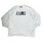 USED ITEM・MM6 Maison Margiela　重ねロゴプリントロンT size:L【太田店】